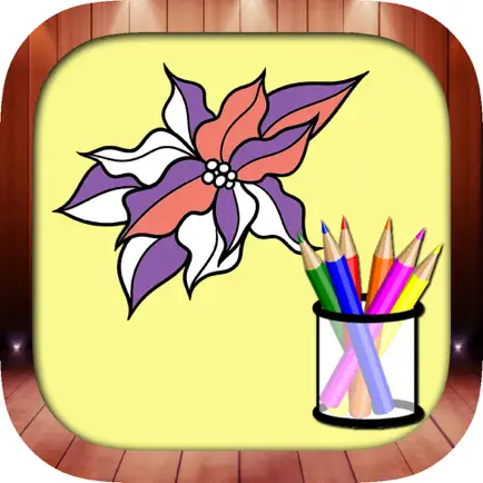 Beautiful Flower Color Book And Painting Pages Читы