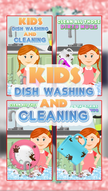 Kids Dish Wash and Cleaning screenshot-4