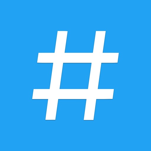 Hashtag Counter Icon