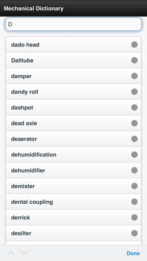 Mechanical Dictionary Offline