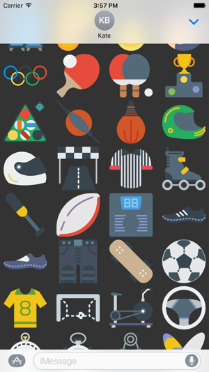 Sports Stickers - Fantasy Emojis for iMessage App(圖4)-速報App