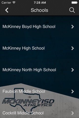 McKinney ISD Athletics screenshot 2