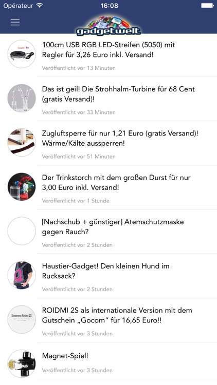 Gadgetwelt -Gadget-App