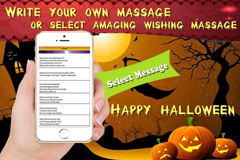 Halloween Greeting Card Maker screenshot 4