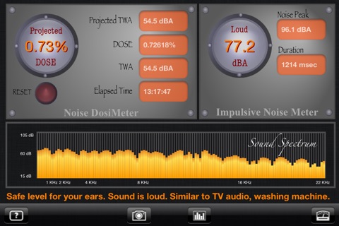 SoundMeter+ screenshot 2