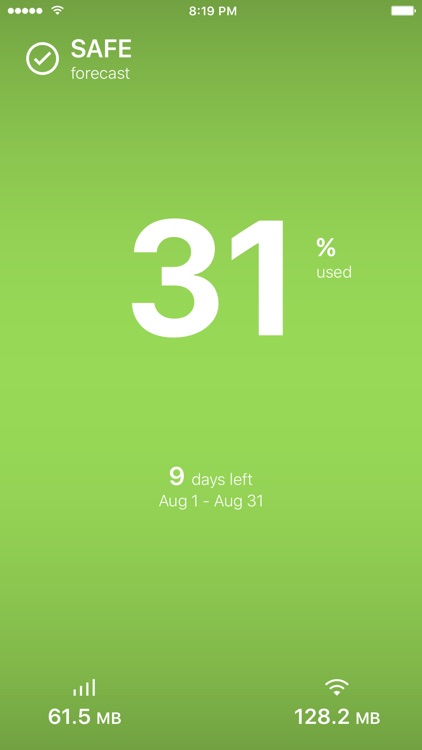 DataMan Next - simply track your data usage screenshot-0