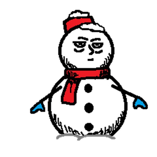 Funny Snowball Stickers icon