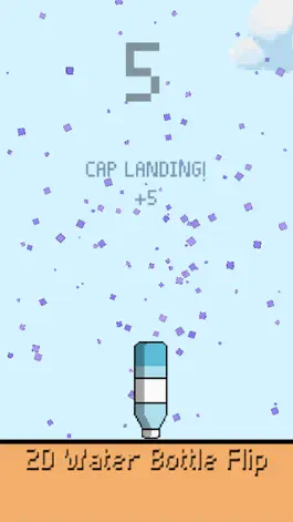 Game screenshot 2D Water Bottle Flip apk