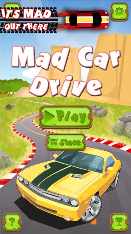 Mad Car Drive 2D: Crazy Driver