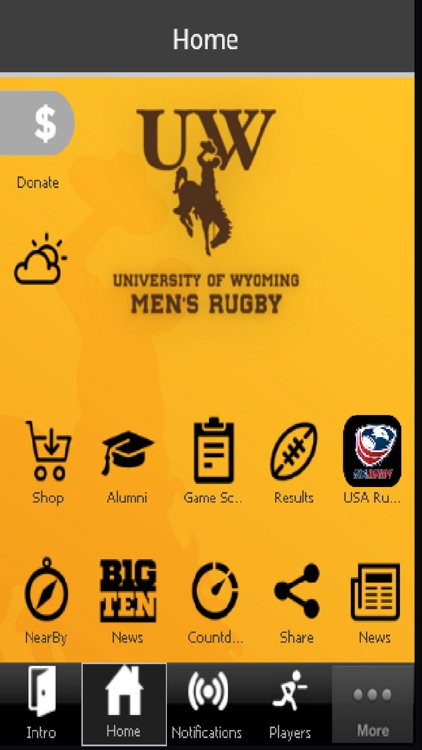 Wyoming Men's Rugby App.