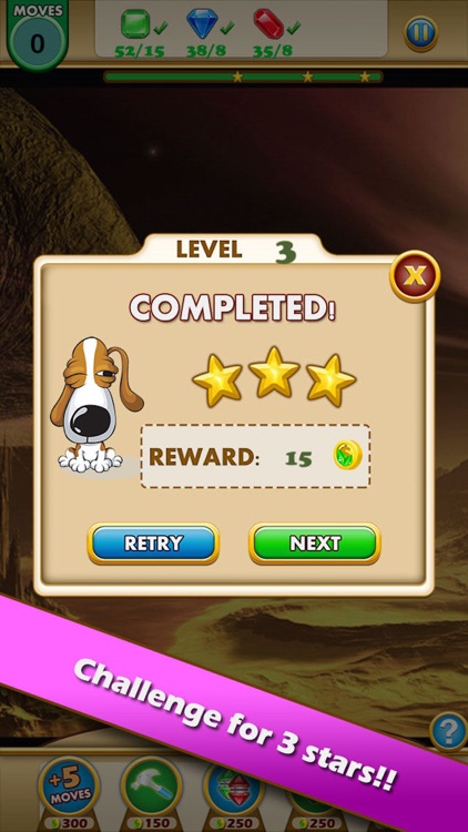 Jewel Heroes King - dash up charm geometry gems screenshot-3