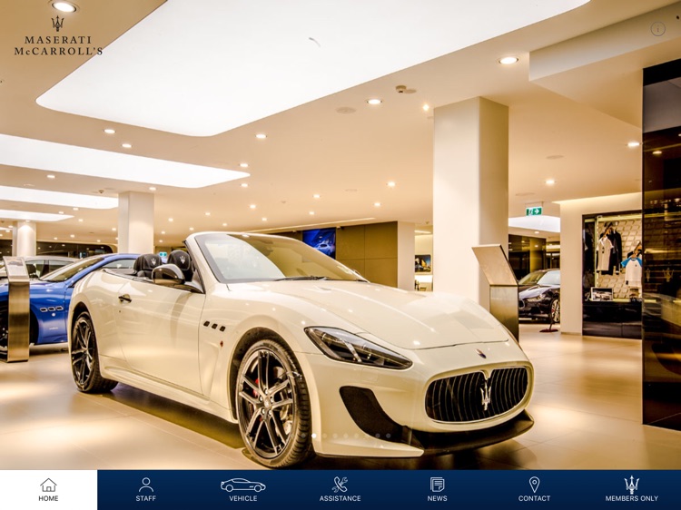 Maserati McCarroll's for iPad