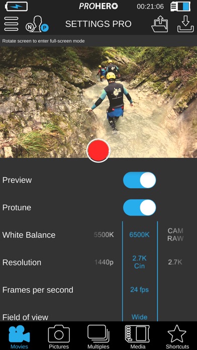 ProHero App for GoPro® Cam screenshot 3