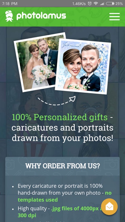 Caricature, portrait and cartoon - drawing app