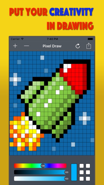 Pixel draw - Coloring & pixel art tool cool painting game for kids