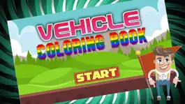 Game screenshot Kids vehicle Coloring In Pictures Book Set For Me mod apk