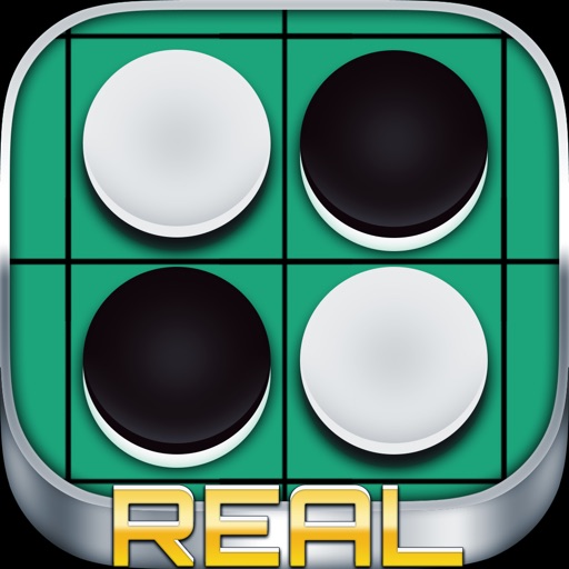 Reversi REAL - Multiplayer Board game Icon