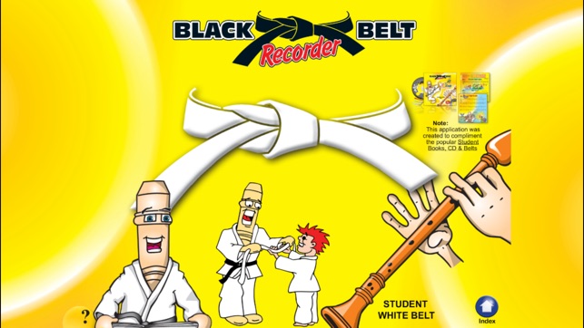 Black Belt Recorder White Belt