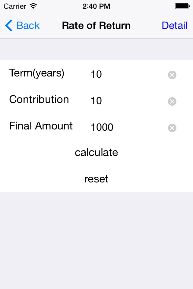 Financial Cal Free screenshot 2