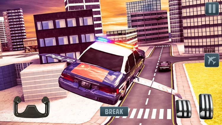 Free Sports Futuristic Police Car Simulation