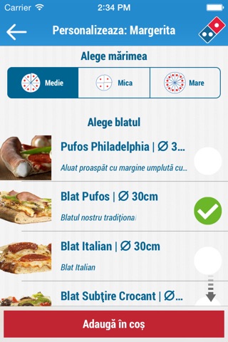 Domino's Pizza Romania screenshot 3