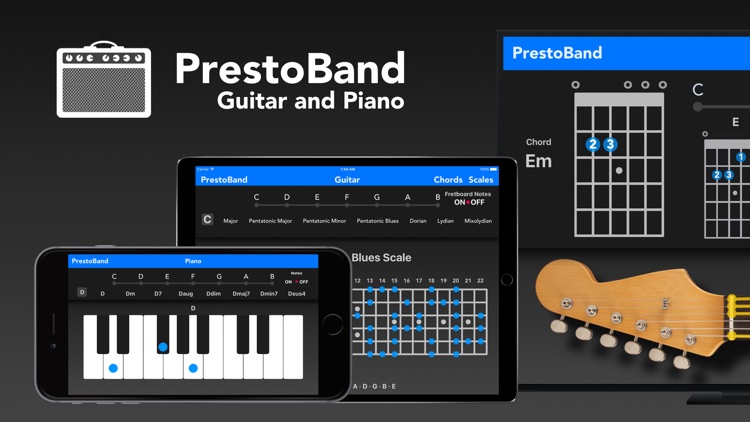 PrestoBand Guitar and Piano