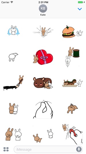 Tiny Tiny Rabbits Sticker(圖4)-速報App