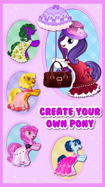 Pony Unicorn Dress Up Salon Maker Games For My Little Baby Girls