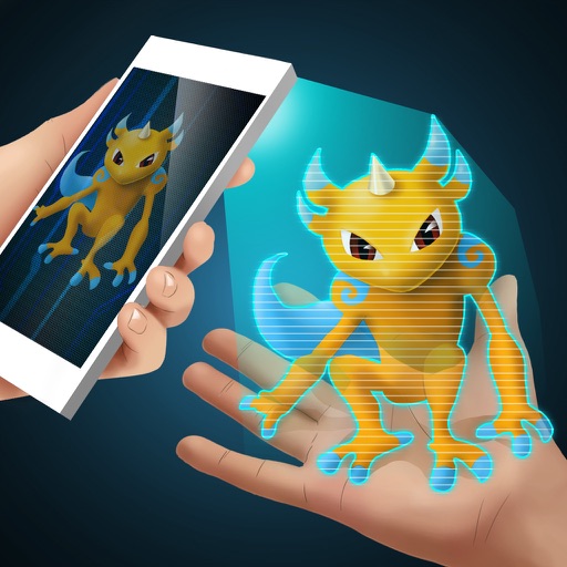 Hologram Monster Elements Joke iOS App