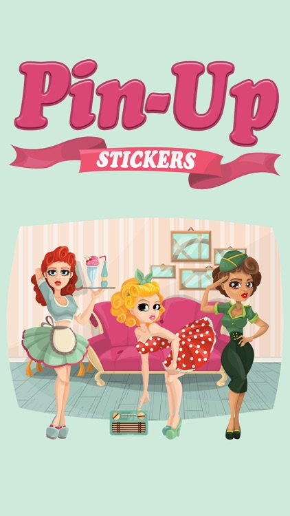 Pin Up Girl Sticker: Retro women, cars & warplanes