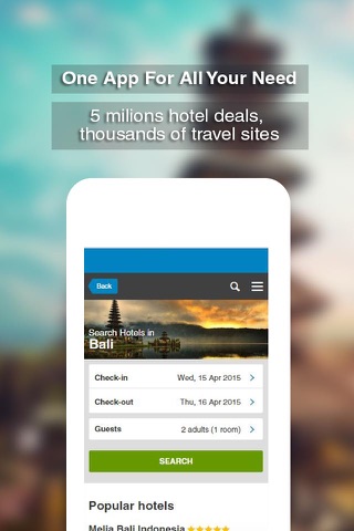 Bali Indonesia Hotel Booking 80% Deals screenshot 2