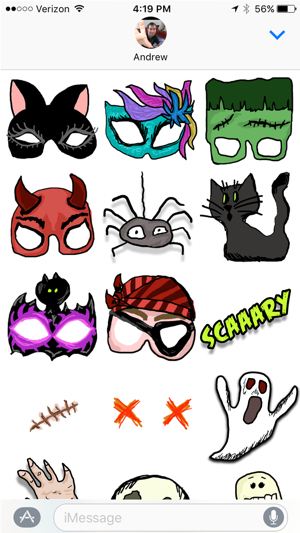 Halloween Sketches Sticker Pack(圖4)-速報App