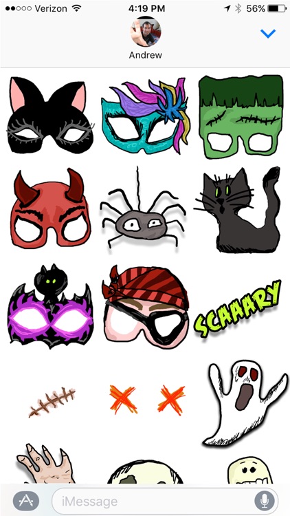Halloween Sketches Sticker Pack screenshot-3