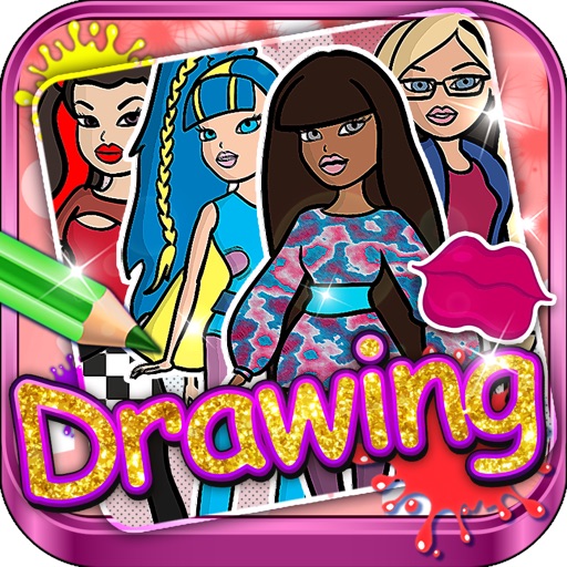 Drawing Draw & Paint Coloring Book 
