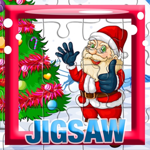 Christmas Countdown and Santa Jigsaw for Kids Free Icon