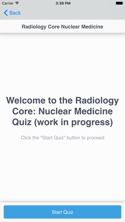 Radiology Core: Nuclear Medicine