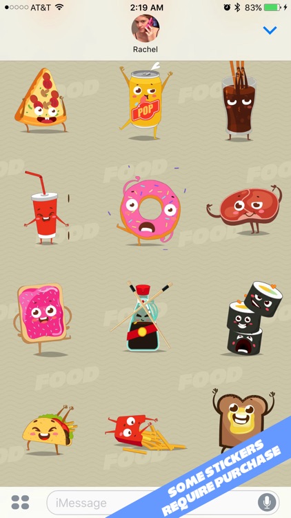 Fast Food Stickers