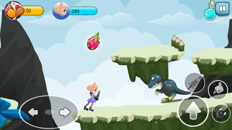 Dino World Adventure Dodge & Fight Game for Kids screenshot-3