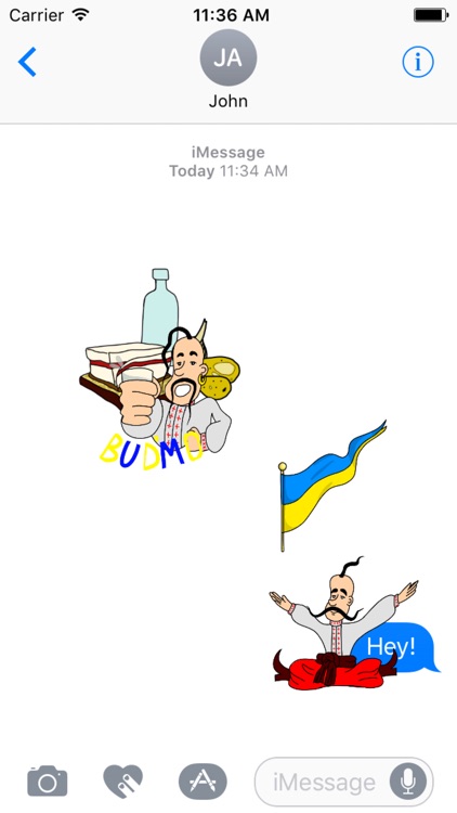 Ukrainian Cossack Stickers