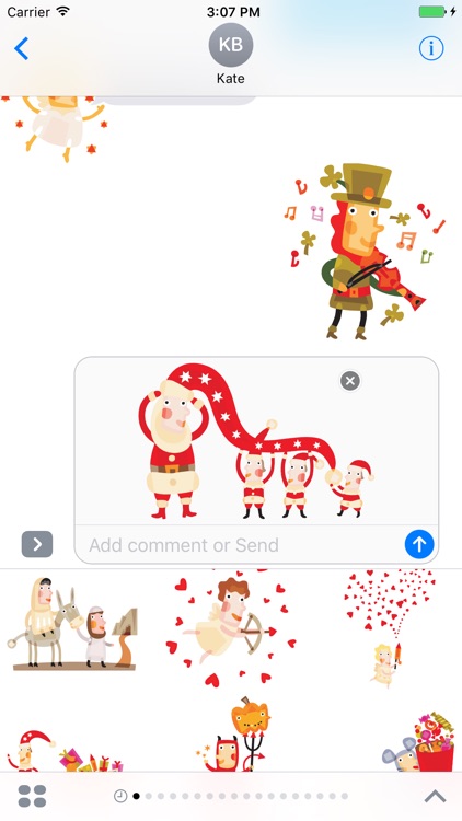 Cute Christmas characters - Fx Sticker screenshot-3