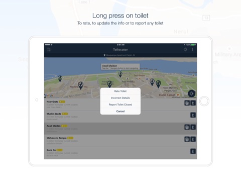 Toilocator - Toilets around you screenshot 3