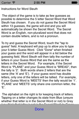 Word Sleuth screenshot 2