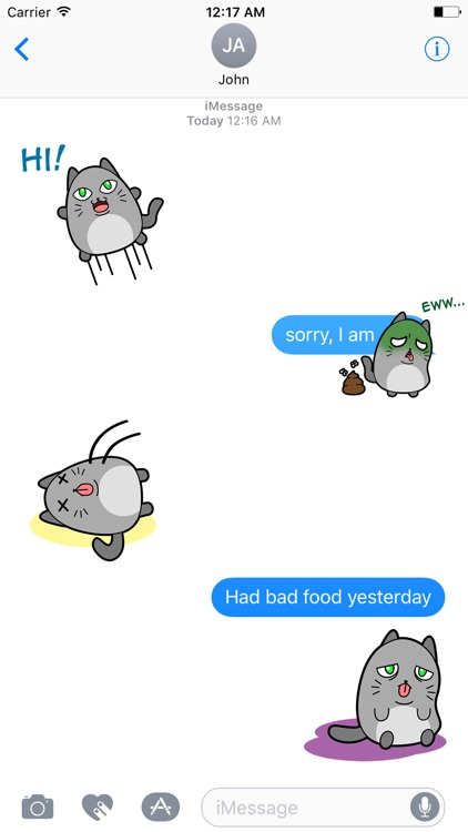 FAt CAt Animated Stickers