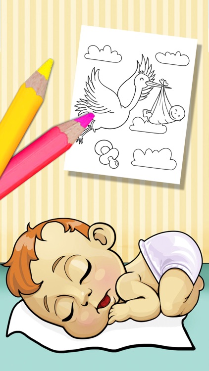 Storks Coloring Book for kids - Premium