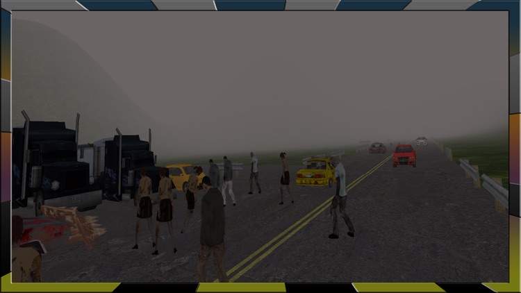 Full Throttle Truck driving on zombie highway