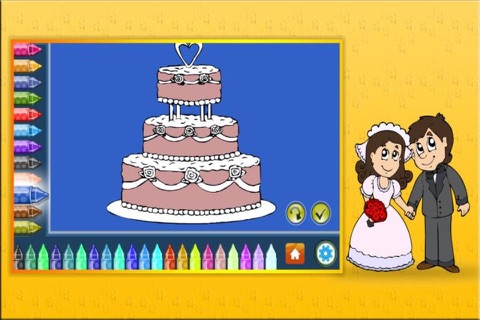 Coloring Book Wedding screenshot 3
