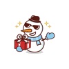 Winter Snowman - Christmas Holidays Stickers