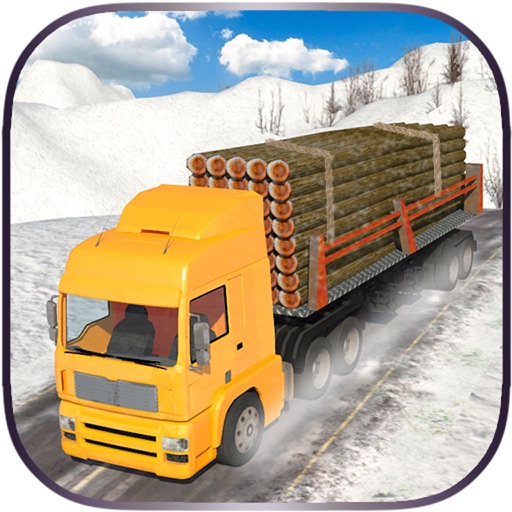Up Hill Snow Truck Driver Icon