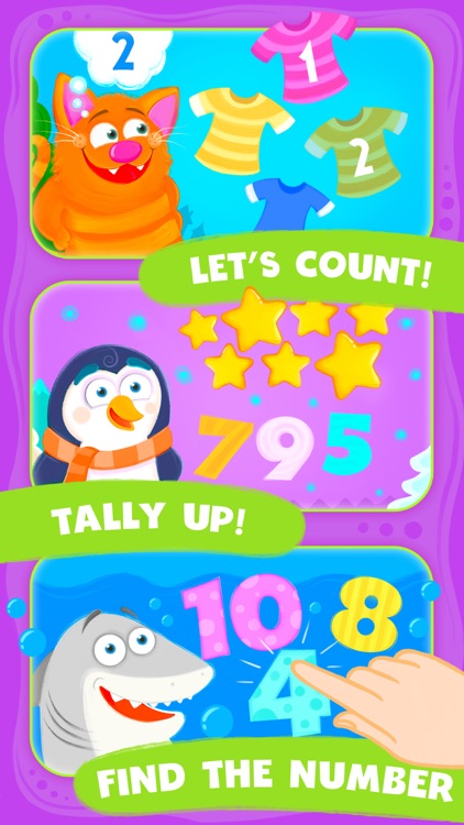 Animal Number Games for Toddlers Games for Free screenshot-3