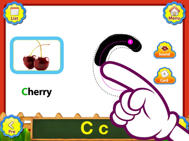 Abc フルーツ 野菜 英単語カード ネイティブ英語発音を楽しく をapp Storeで